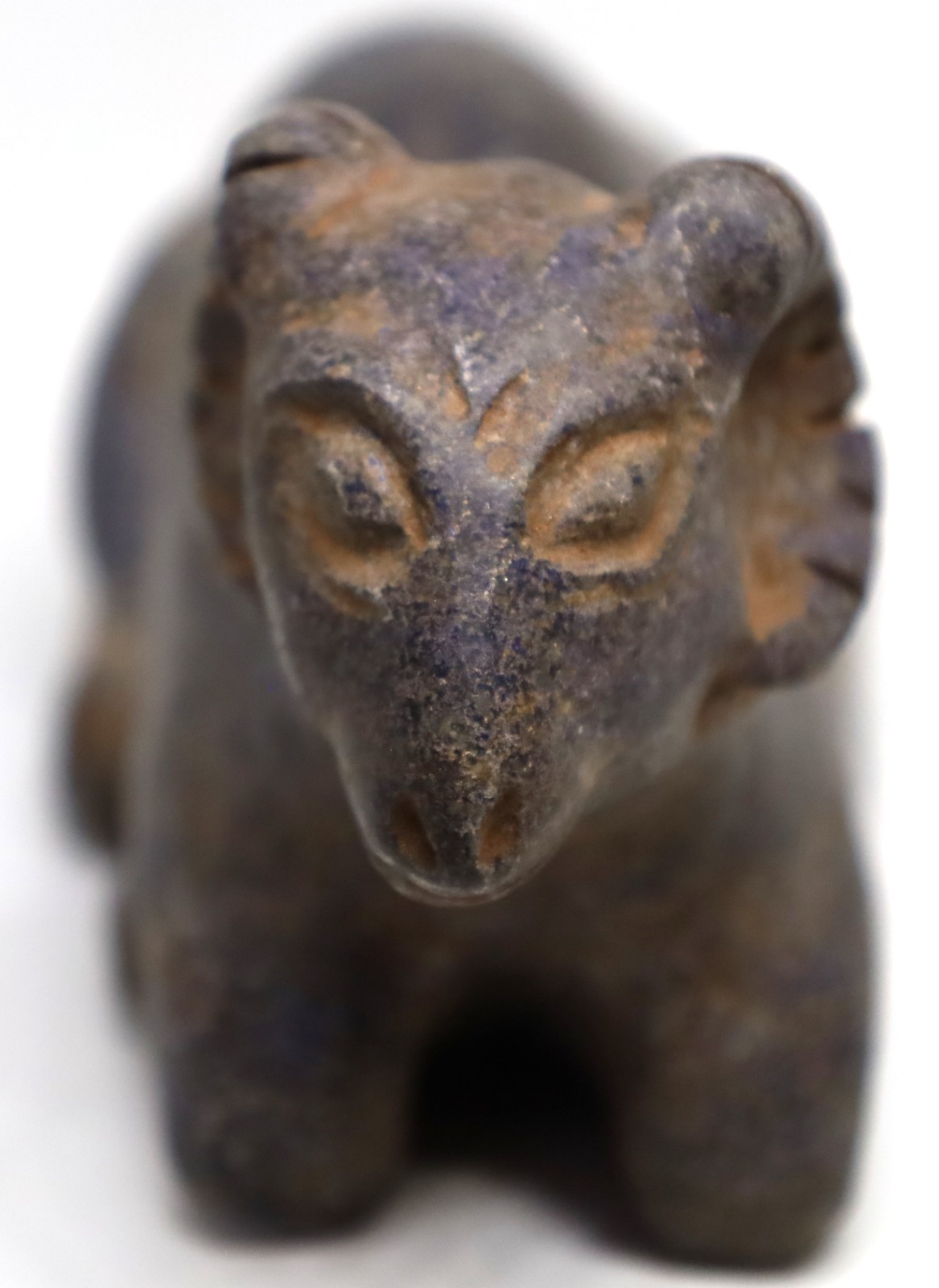 Ancient Beautiful Bactrian Lapis Lazuli Animal Amulet CA. 2500–1500 BCE