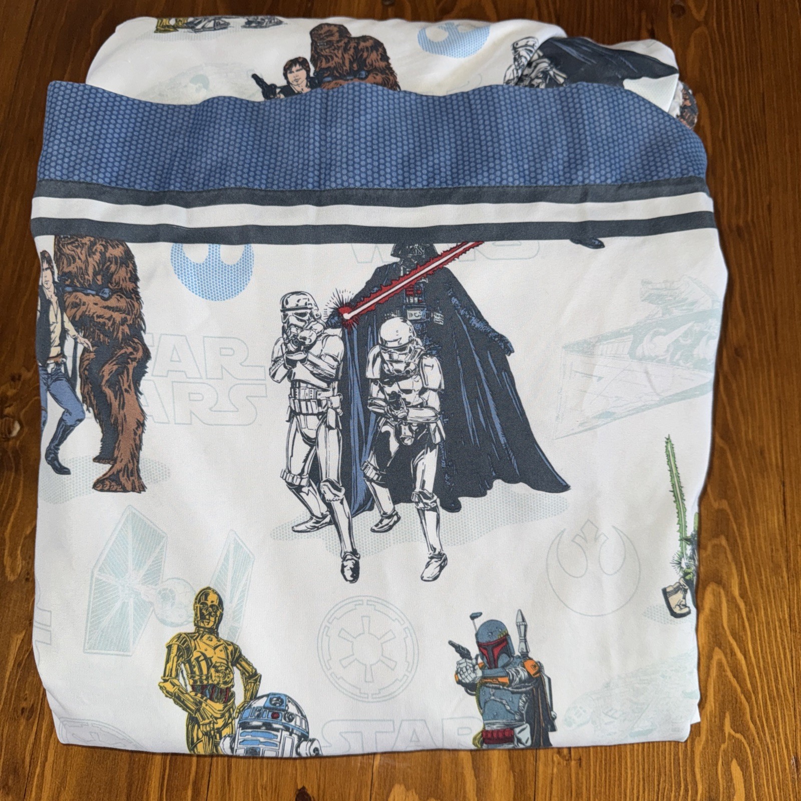 Kohls Star Wars Twin Top and Fitted Sheet set Darth R2d2 C3p0 Yoda
