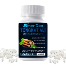 Male Enhancing Libido Capsules - TongKtAli Extract 200:1, Enlargement Support