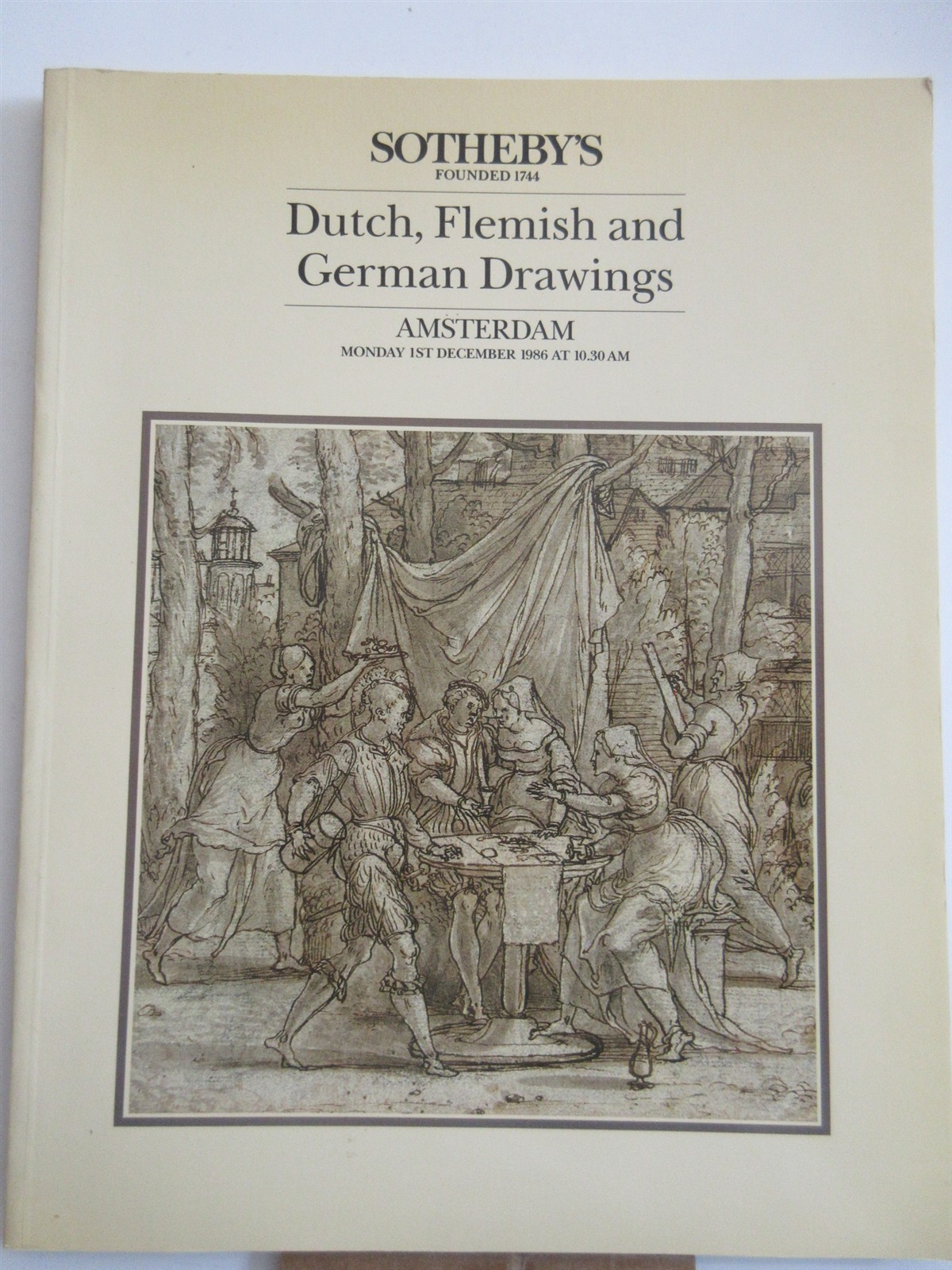 Sotheby's Amsterdam Catalog Dutch Flemish German Drawings December 1 1986