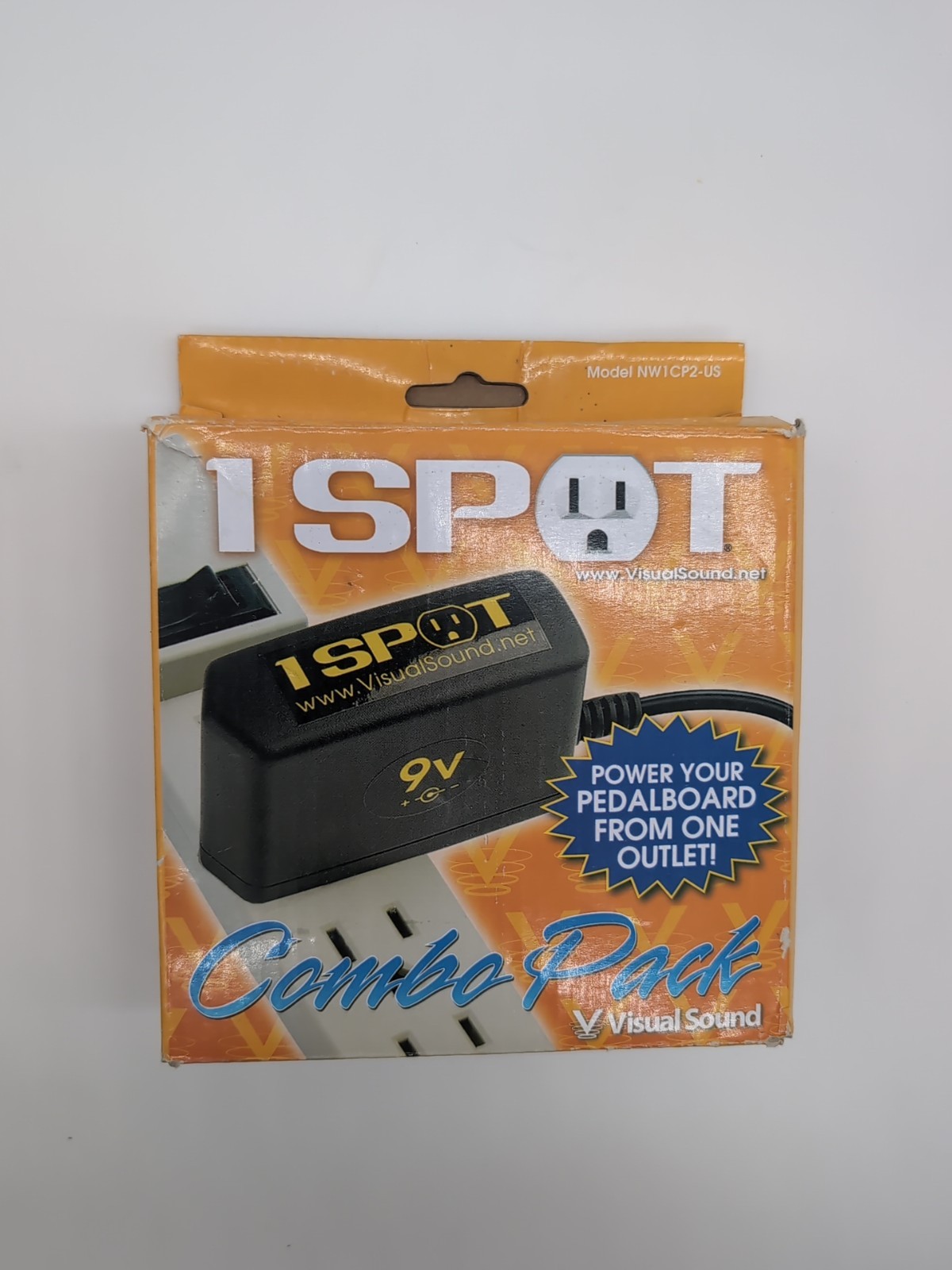Visual Sound 1 Spot Power Supply Combo Pack Pedalboard