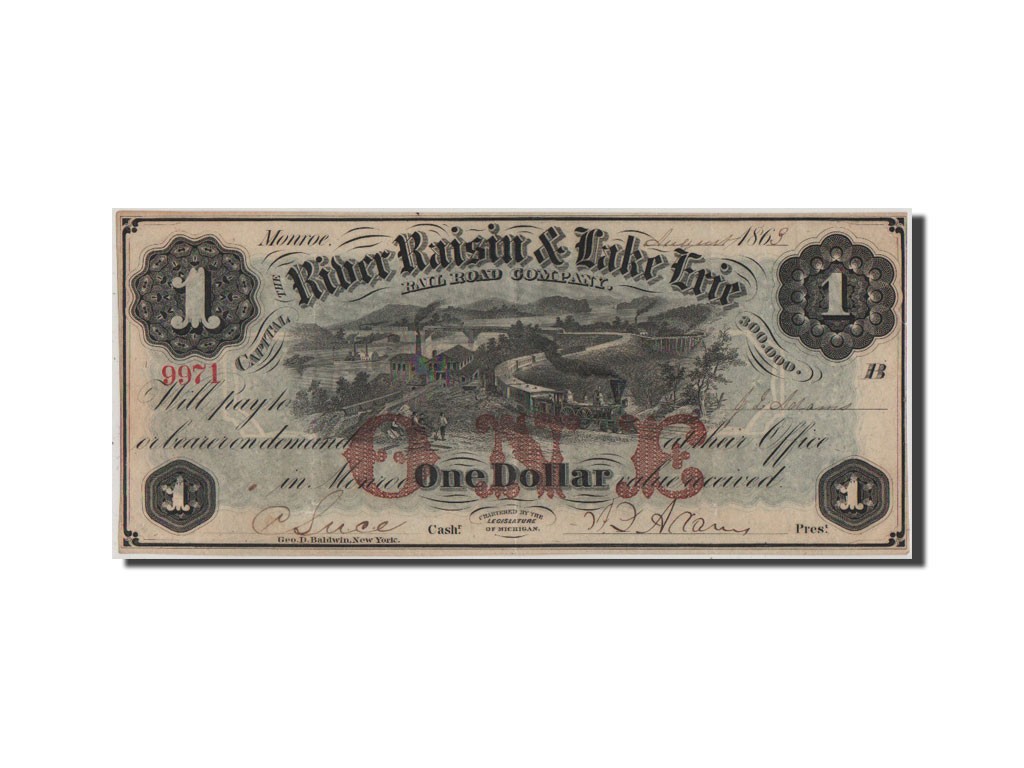 [#44582] Banknote, United States, 1 Dollar, 1863, AU(55-58)