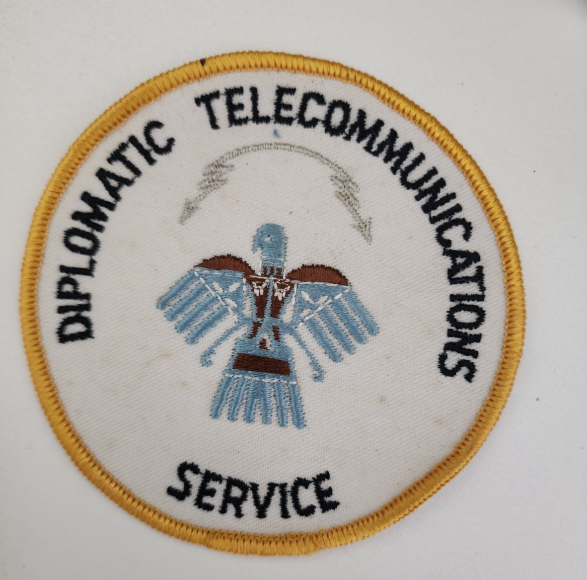 Vintage Diplomatic Telecommunications Service Patch – U.S. Department of State