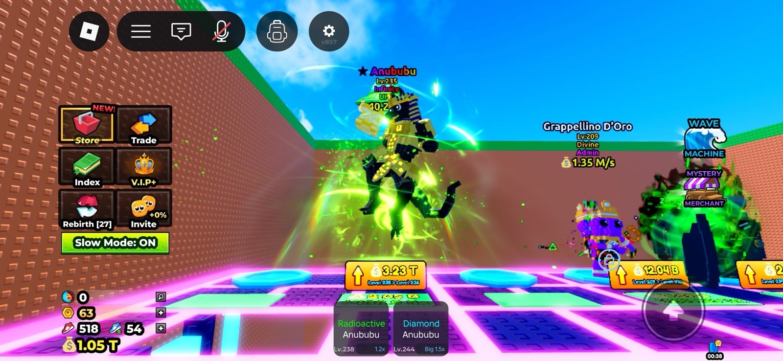 Rare UFO Mutation Infinity Anububu  (🌊Escape Tsunami For Brainrots🌊)