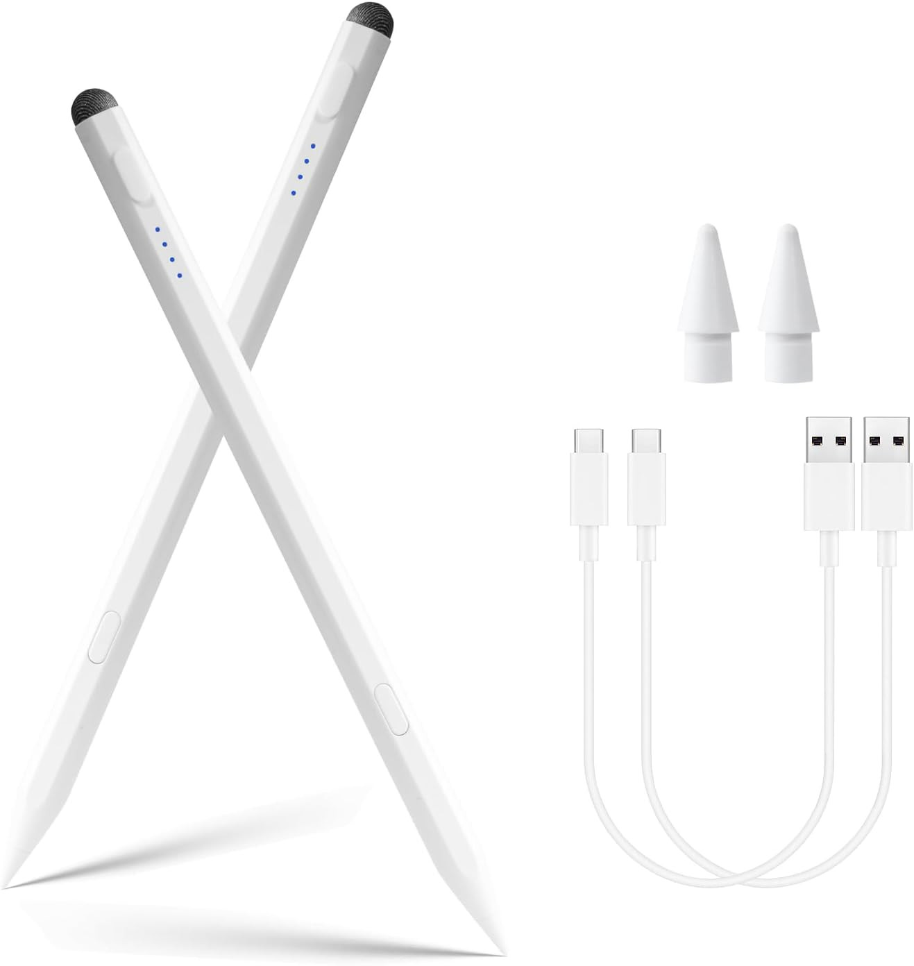 Stylus Pen for Ipad Pencil 11Th A16/10Th Gen,2Pack Active Ipad Pen Fast Charing,