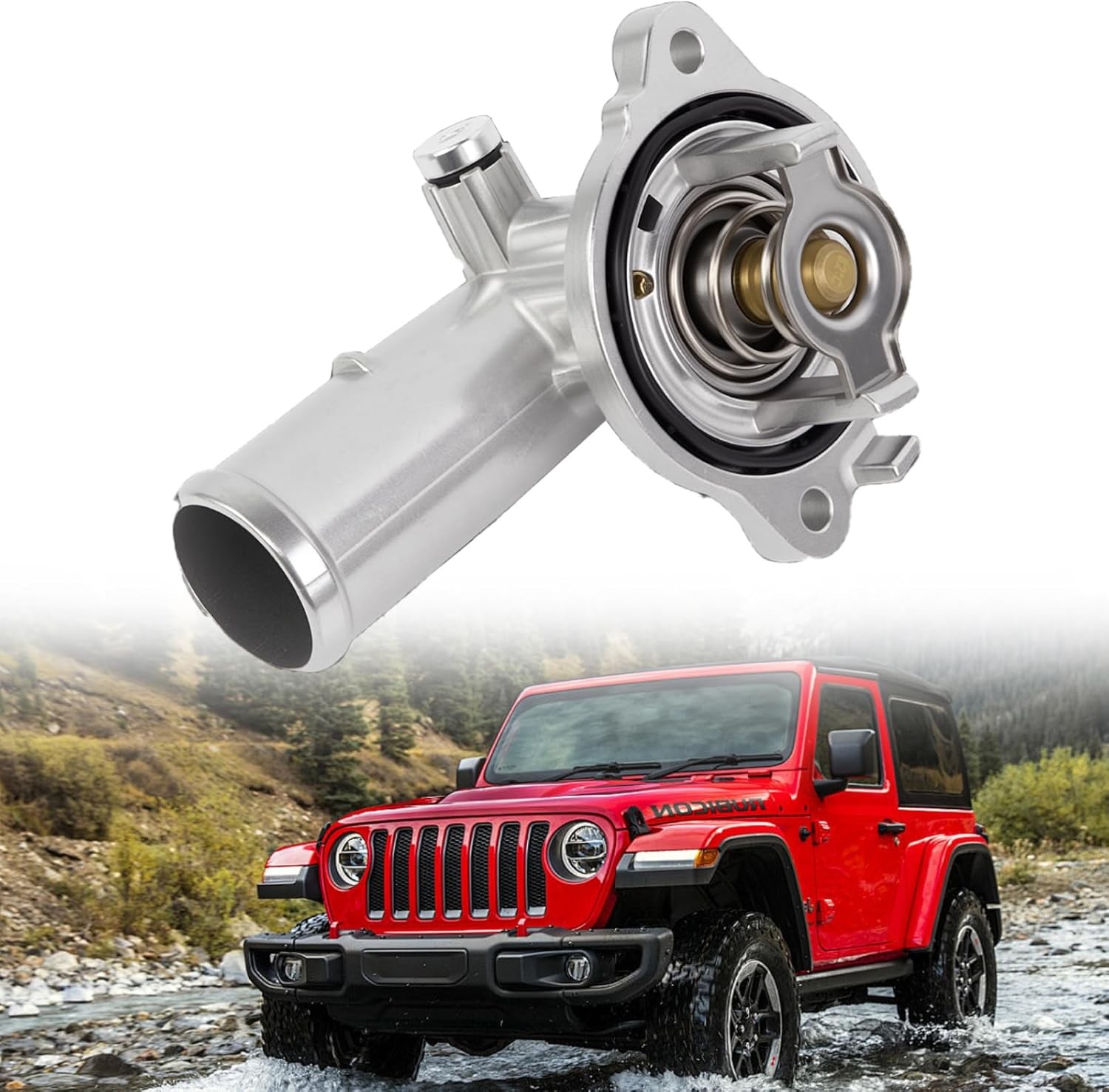 Thermostat Housing Assembly for Jeep Wrangler JK 3.6L