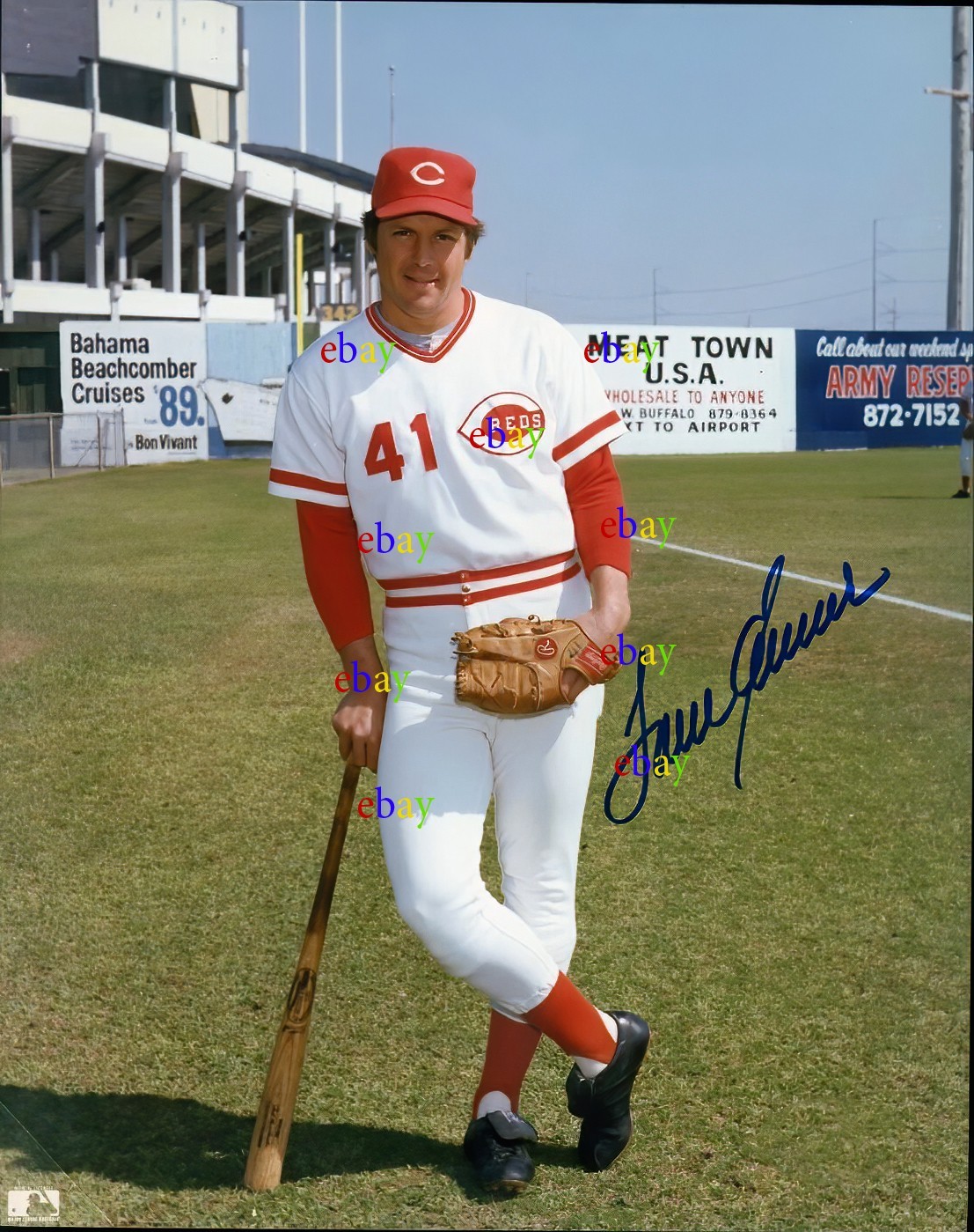 Tom Seaver HOF Reds Signed Autographed 8x10 photo Reprint