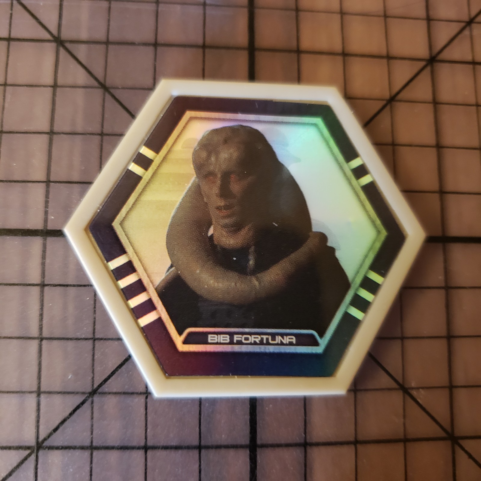 Topps Star Wars Galactic Connexions  1st Ed-Gray Border  Foil- Bib Fortuna