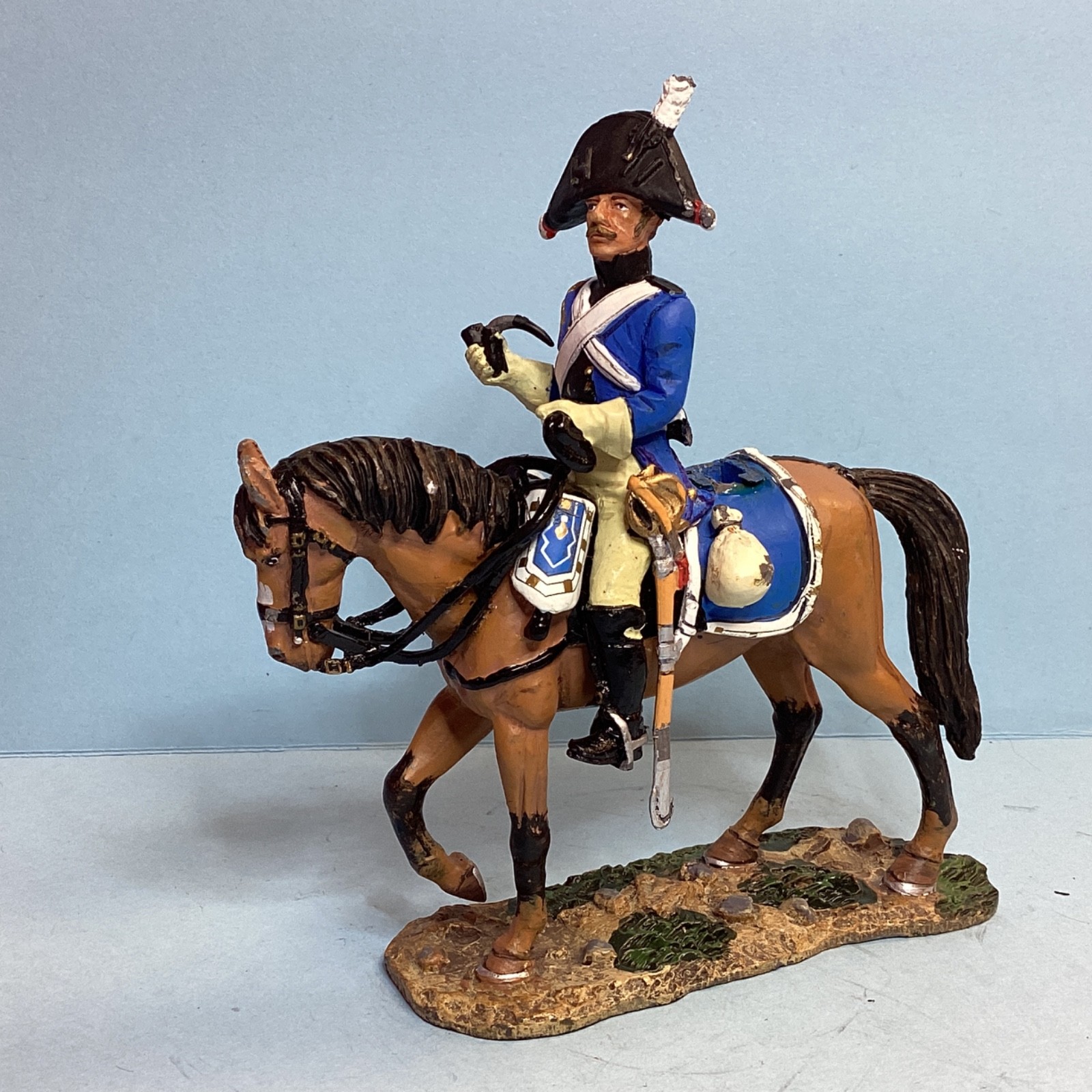 Del Prado 60 mm Napoleonic Figure Trooper 6th Prussian Dragoons 1806