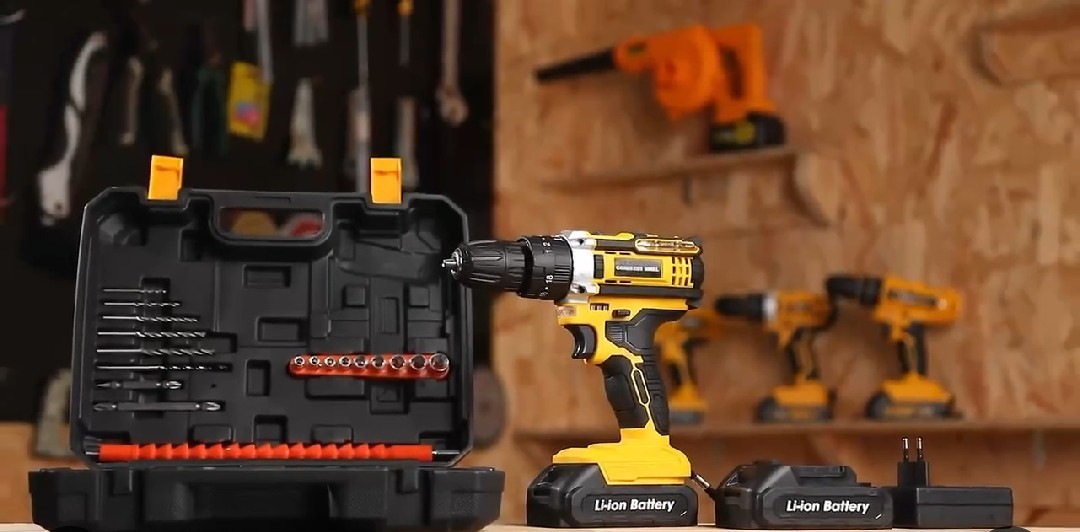  Cordless Drill Combo Kit with 2 Battery & Charger