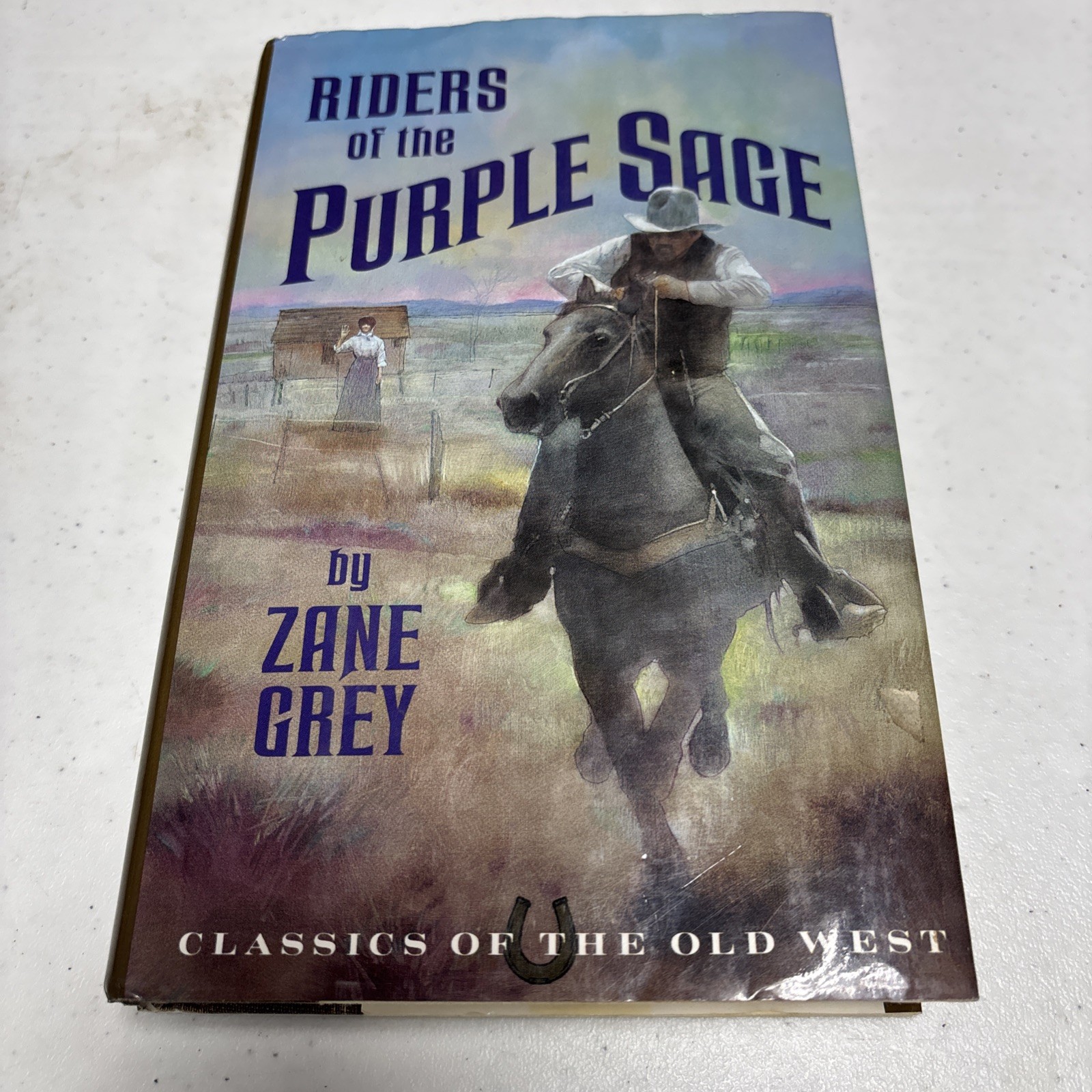 Riders of the Purple Sage by Zane Grey 1992 Hard-to-find BOMC HC/DJ
