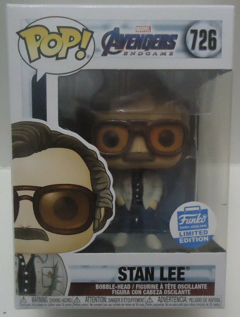 Funko Shop Pop Young Stan Lee 726 Avengers Endgame  + Protector In Hand