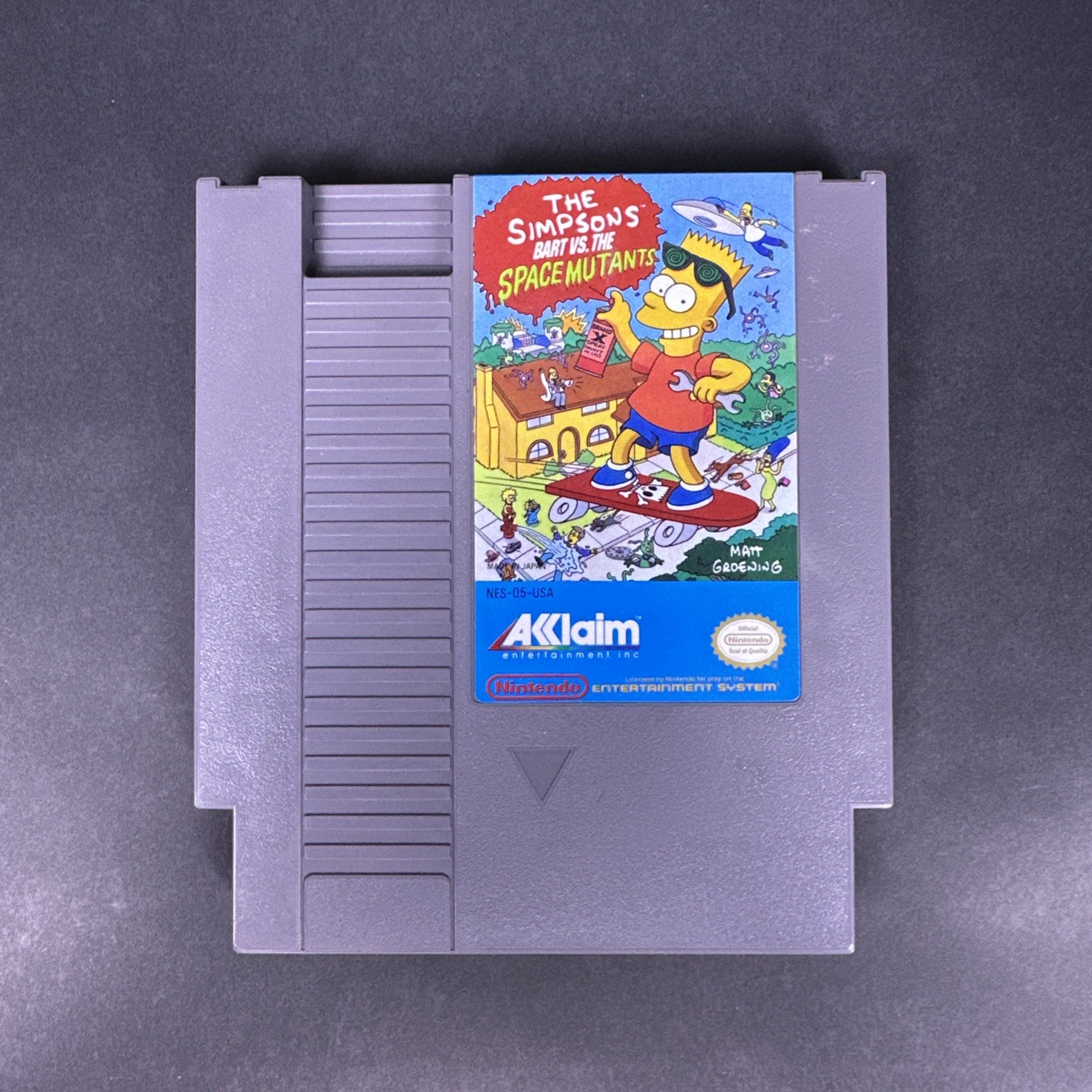 The Simpsons Bart vs. The Space Mutants NES Nintendo Untested