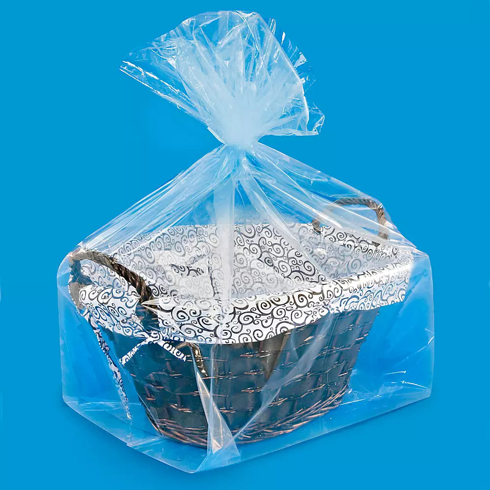 Pack of 250 18 x 18 x 40" 2 Mil Gusseted Poly Bags