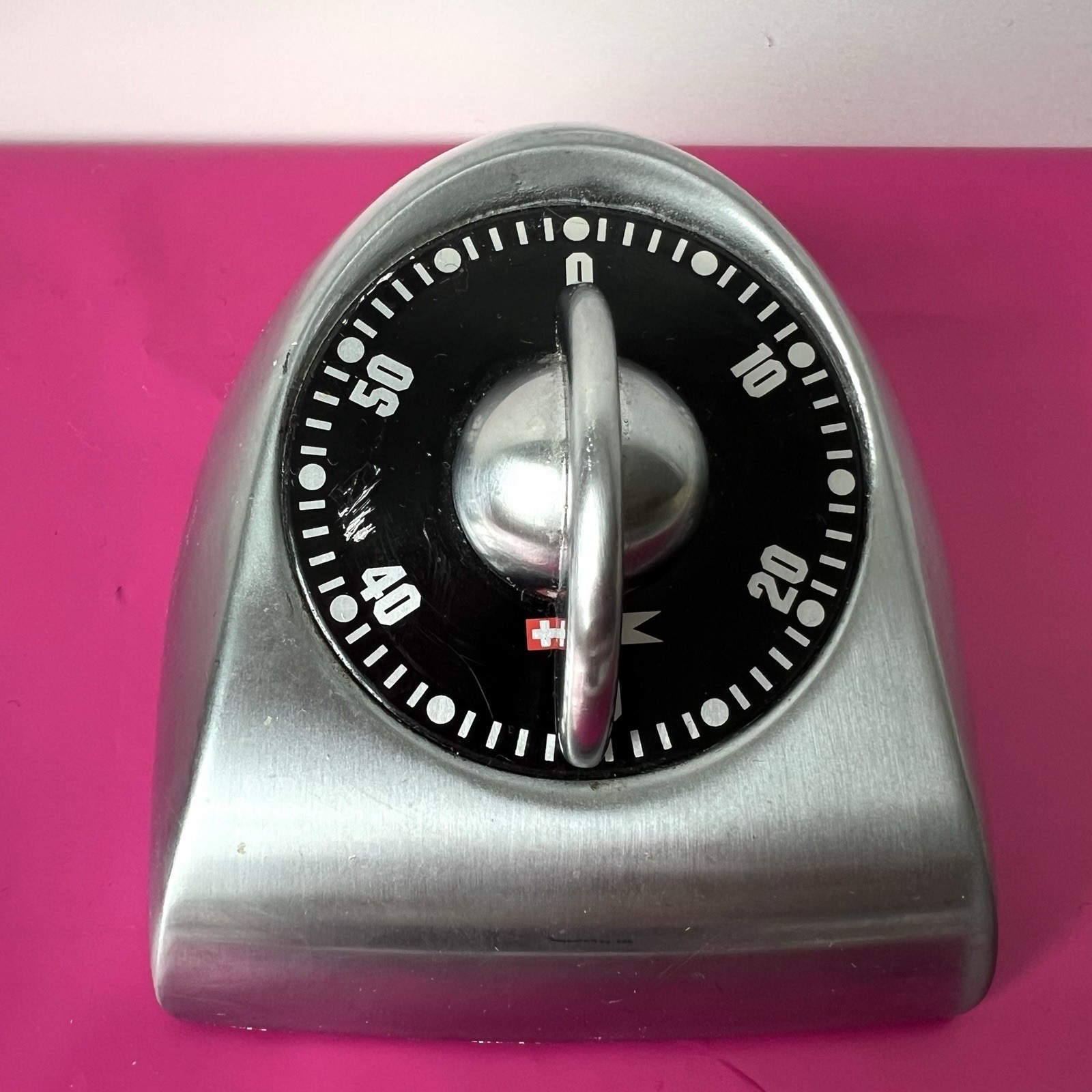 VTG 1970's Swedish Vintage Chrome Bengt Ek Design Sweden Kitchen Timer TESTED