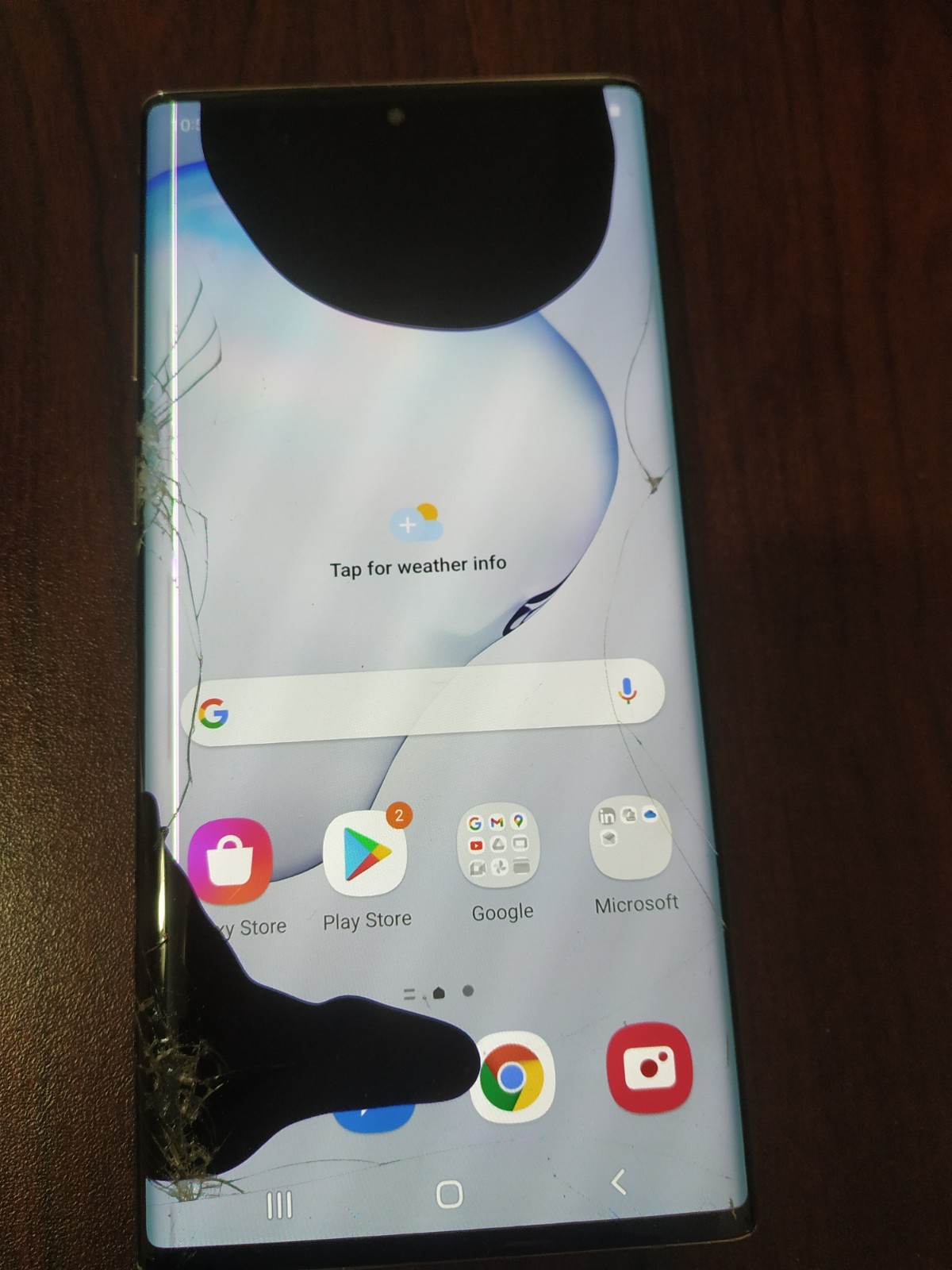 Samsung Galaxy Note10 256GB SM-N970U Aura Glow ( T-Mobile )For parts