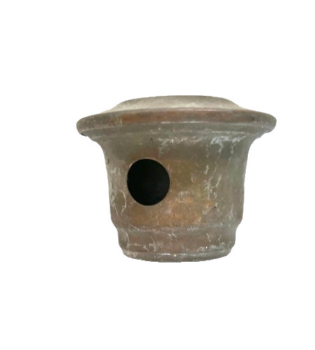 SHOULDER hollow Brass CAP vintage style COT hollow polished top open end BED