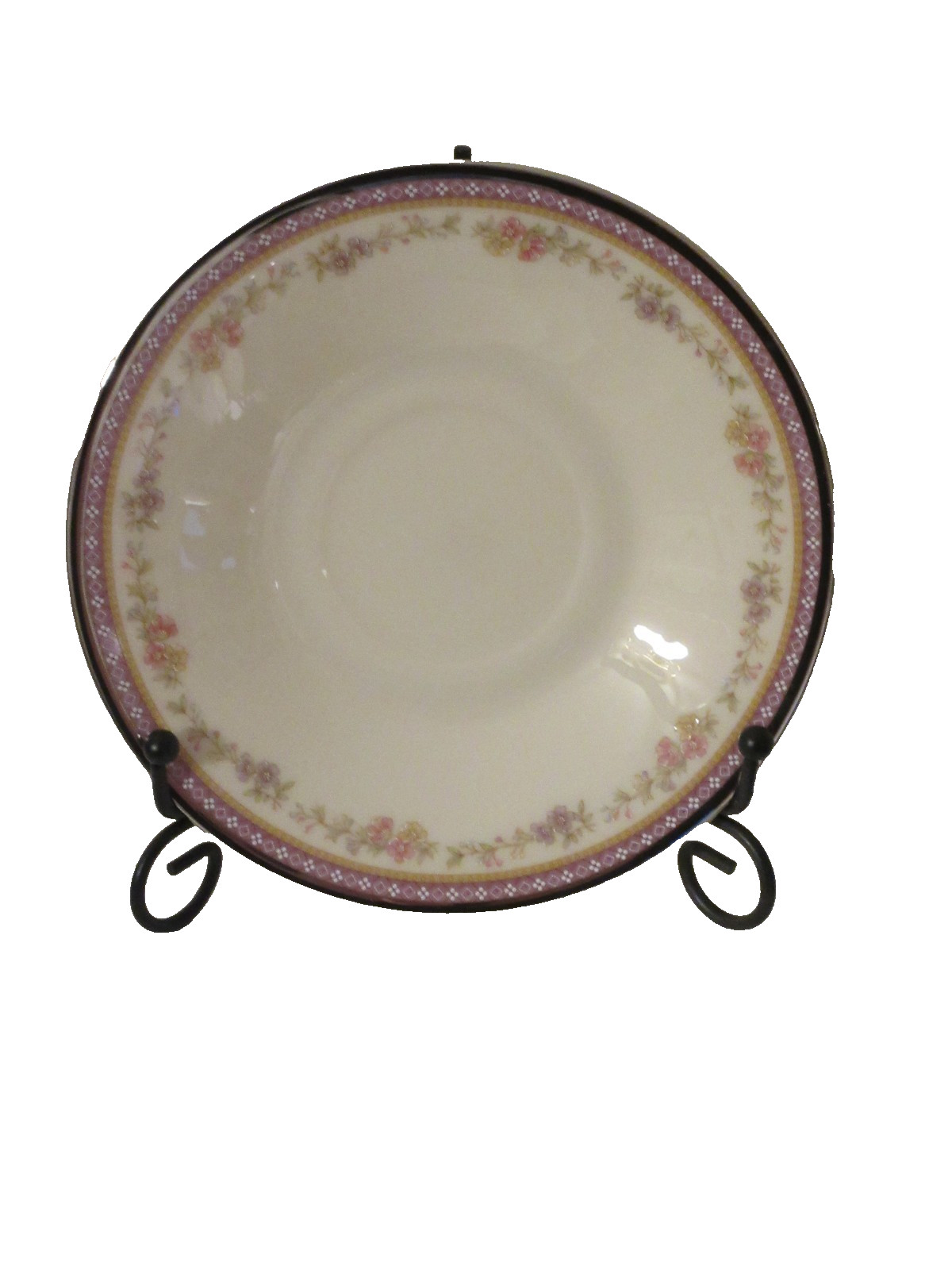 Lenox Amethyst VTG Tea Coffee Cup Saucer Purple  Band Replacement Piece 6" CHIP