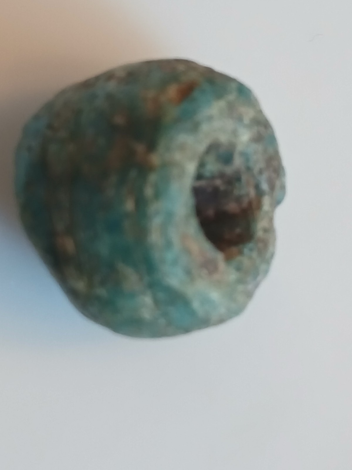 Single Antique Hebron Glass Trade Bead,between 600-800 years old