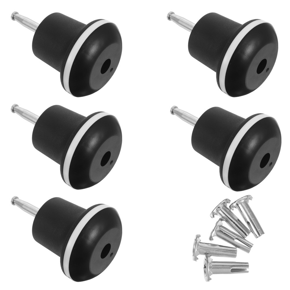  5 Pcs Office Swivel Chair Casters Bell Glides for Carpet Floor Wheels