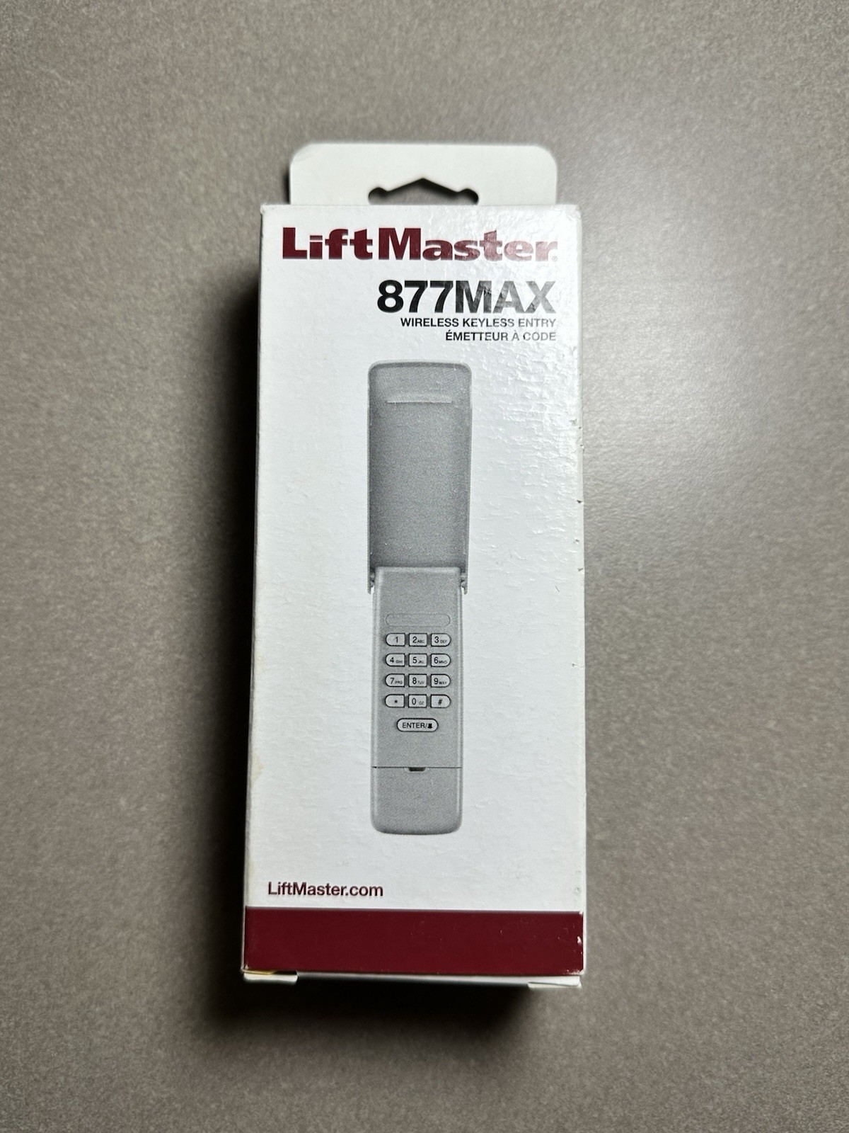 LiftMaster 877MAX Garage Door Opener Keypad Remote Keyless Entry Wireless