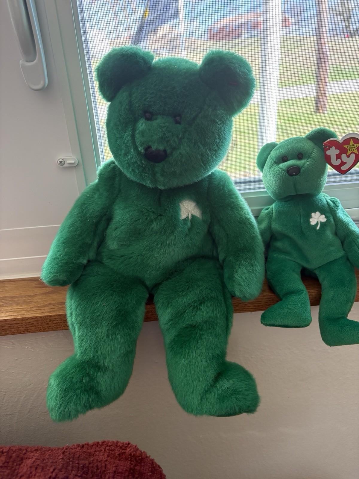 Ty Beanie Baby Erin The Bear 1997 Retired Plush Toy