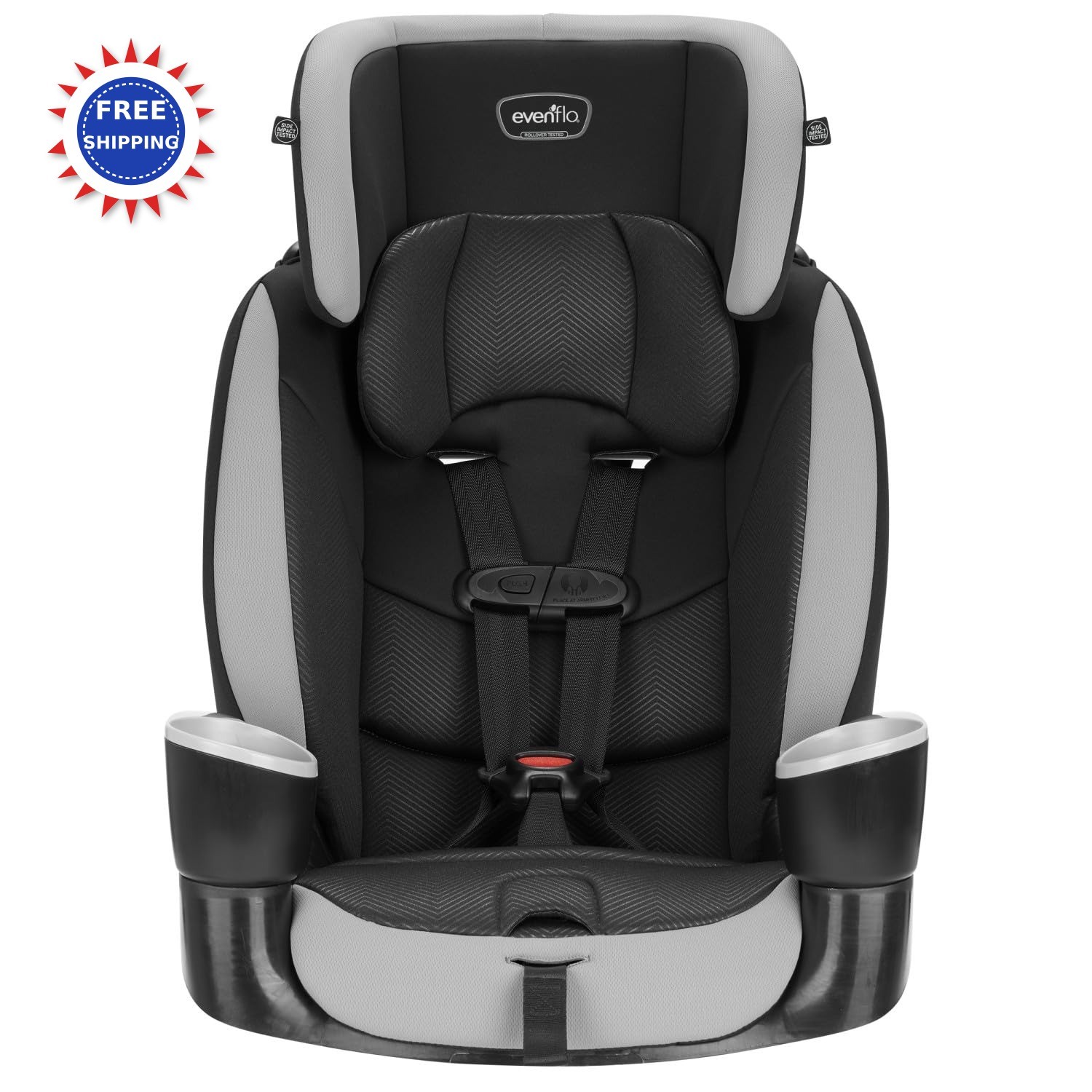Booster Car Seat Granite Gray Evenflo Maestro Sport vehicle auto automotive
