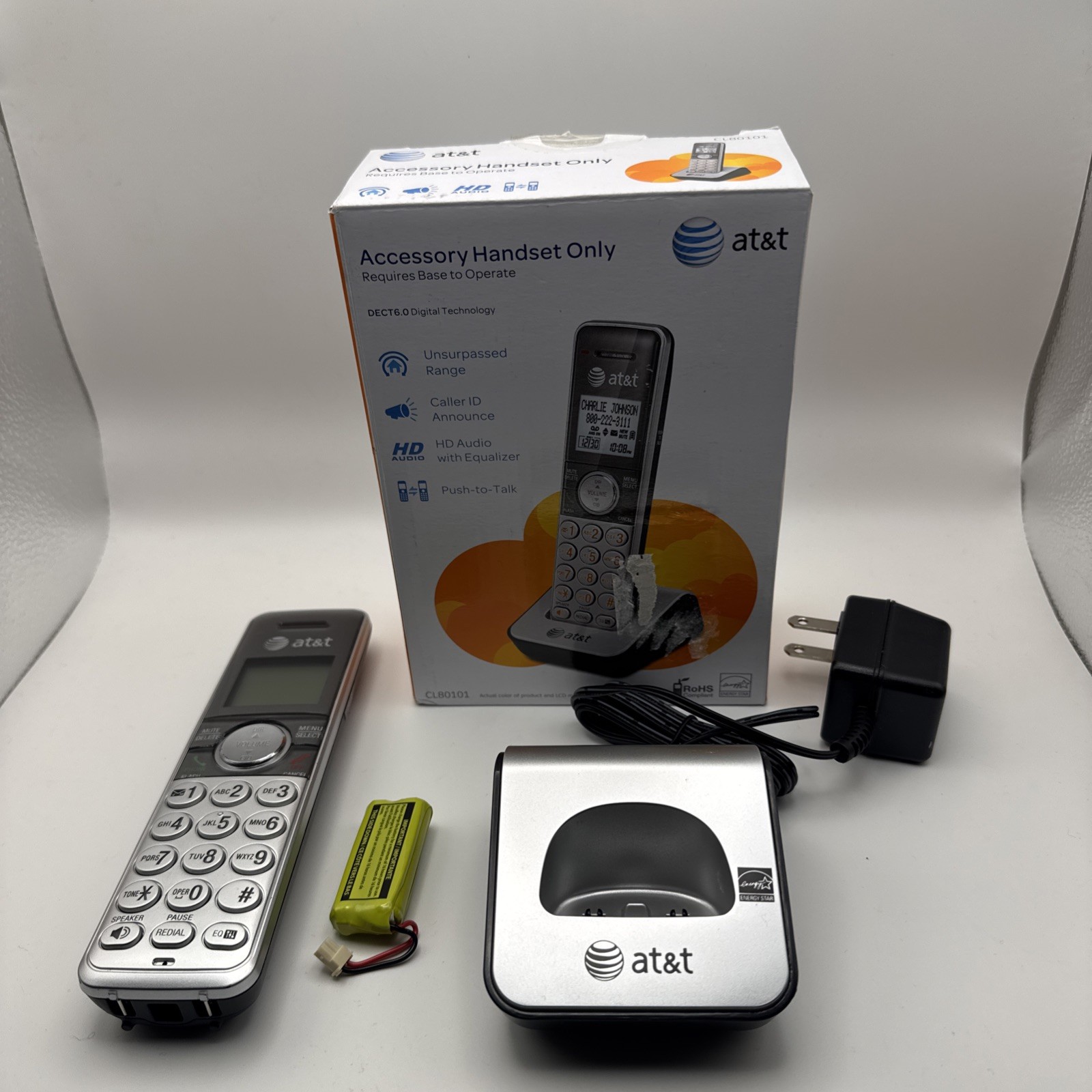 AT&T CL80101 Dect 6.0 Cordless Expan Handset CL82101 CL82201 CL82251 CL82301