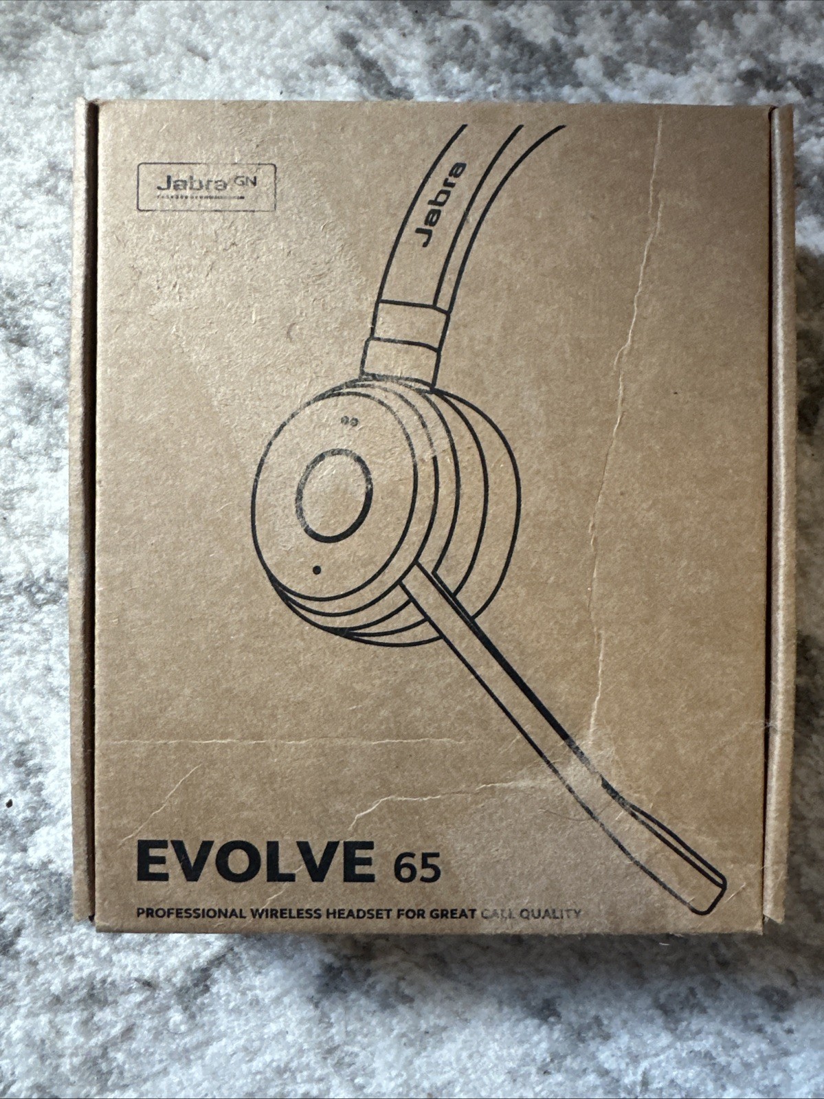 Jabra Evolve 65 TE (Third Edition) Wireless Dual-Ear Headphones - New