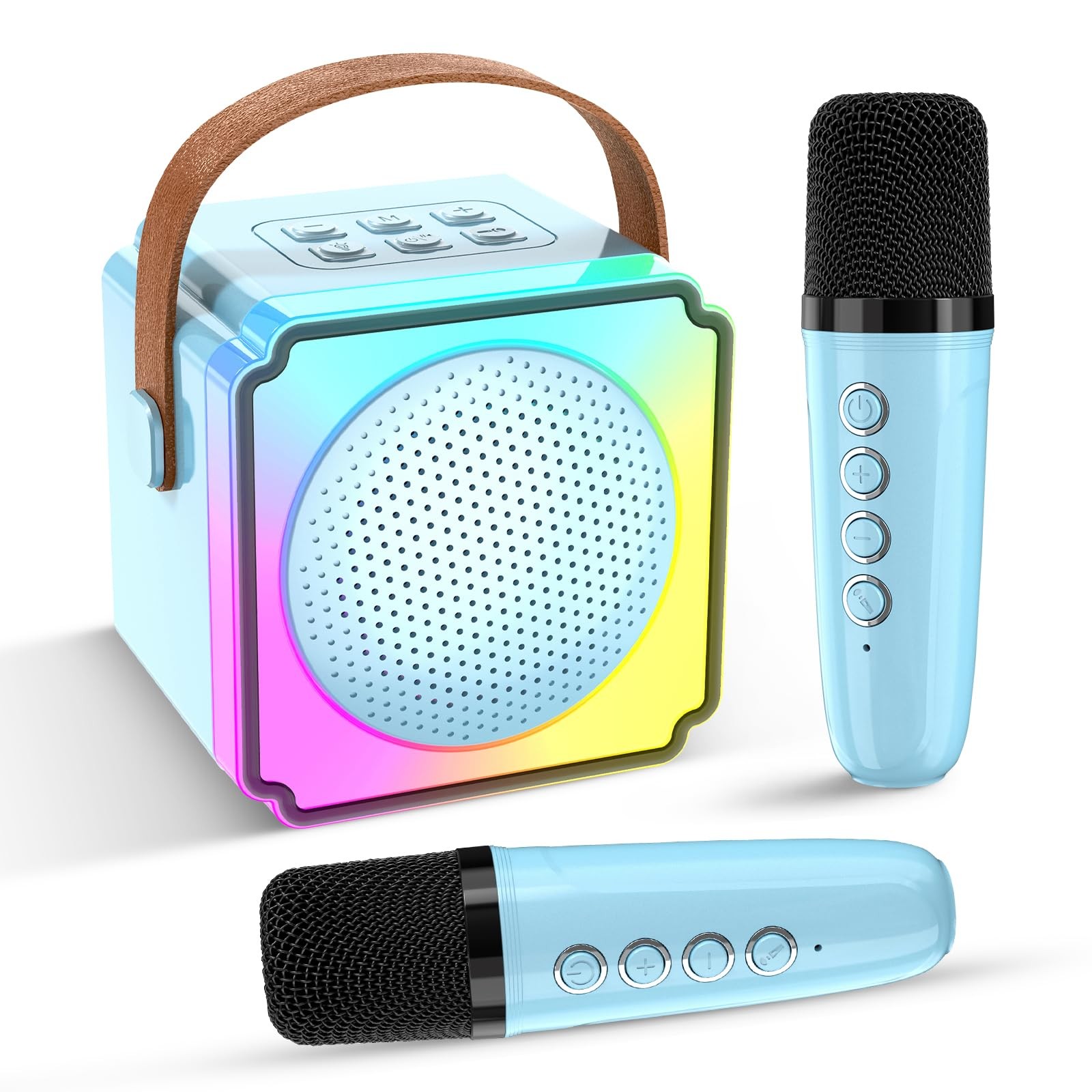Mini Karaoke Machine for Kids and Adults,Portable Bluetooth Karaoke Speaker w...
