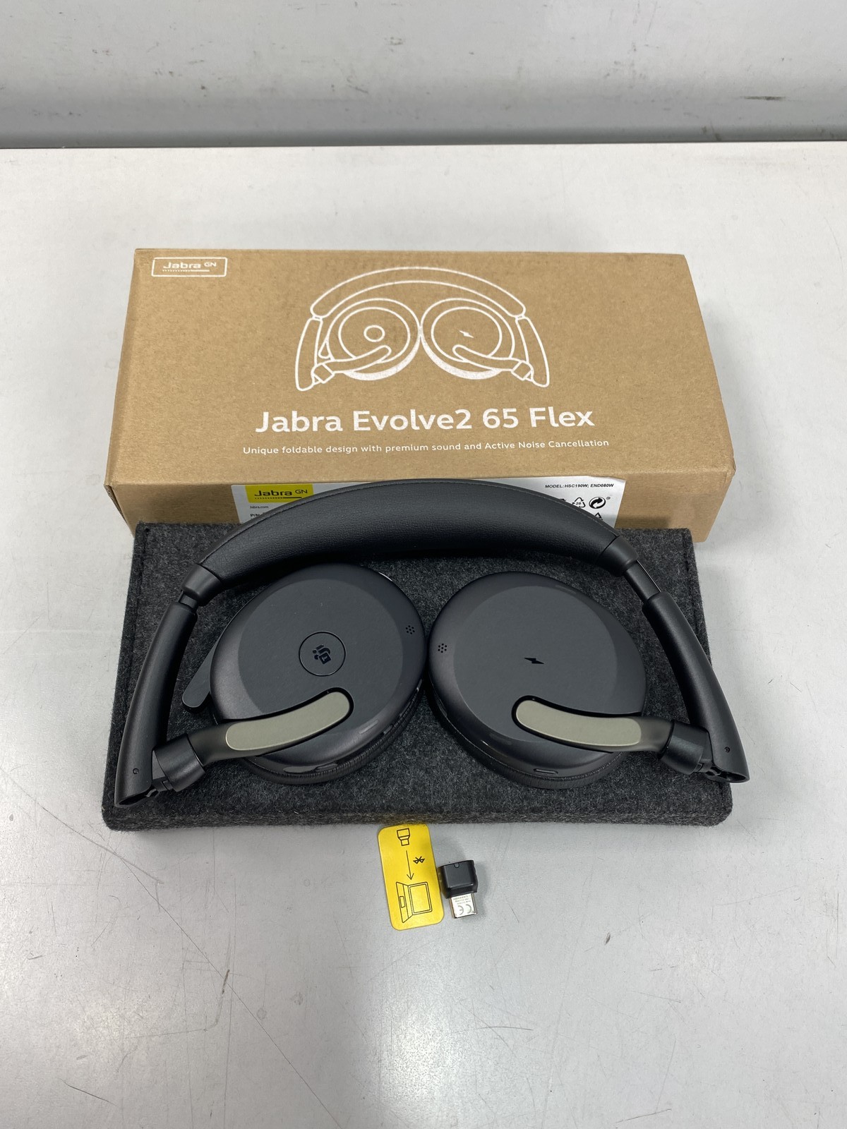 Jabra Evolve2 65 Flex Wireless Stereo Headset - Bluetooth Noise Cancelling