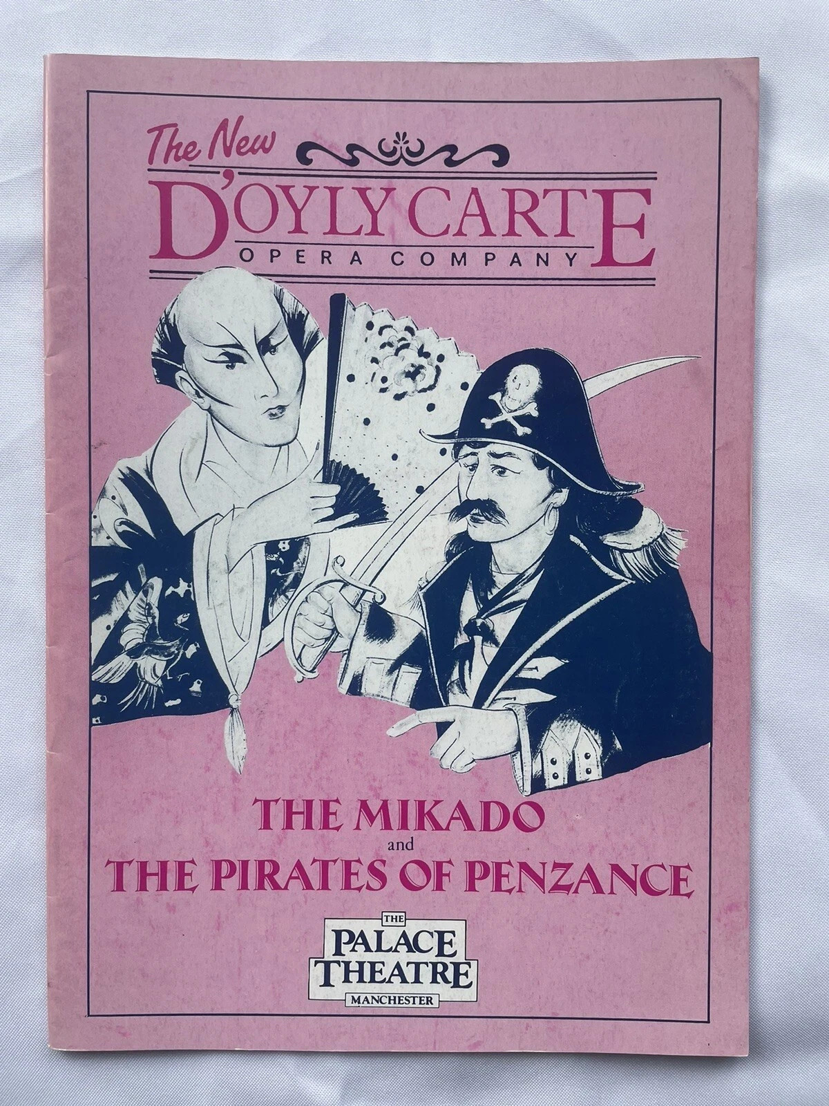 Mikado/Pirates Of Penzance Theatre Programme Palace Theatre Manchester 1989