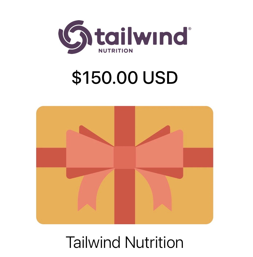 Tailwind Nutrition Gift Card Gift Certificate $150 Value