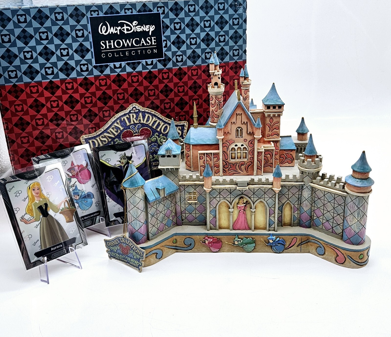 Jim Shore Disney Sleeping Beauty True Loves Castle Figurine in Box Kakawow Cards