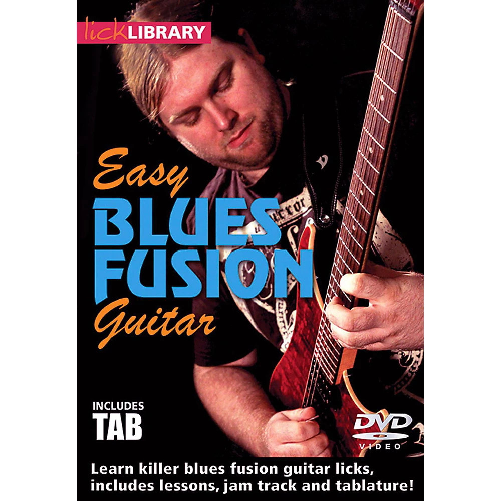 Hal Leonard Easy Blues Fusion Guitar Lick Library DVD