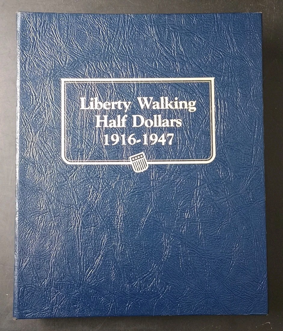 Liberty Walking Half Dollar Whitman Classic Album # 9125 (1916-1947) 