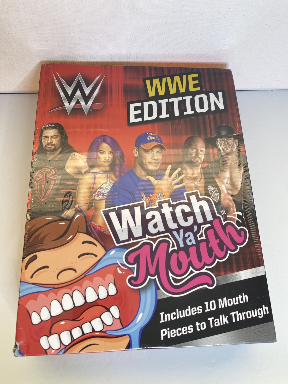 Watch Ya' Mouth WWE Edition Family Card Game, New -Sealed-