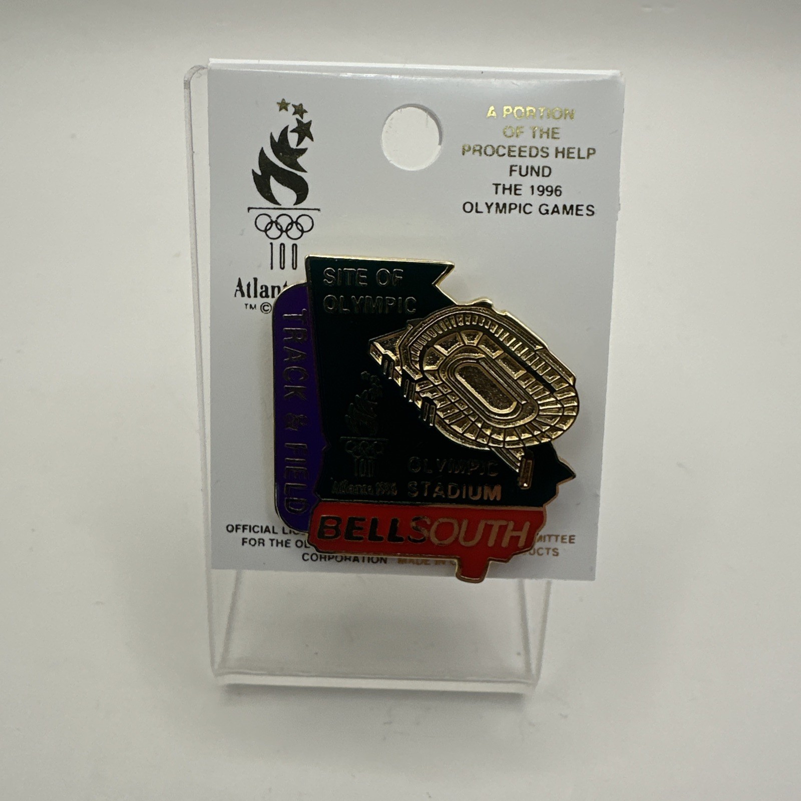 1996 Atlanta Olympics BellSouth Sponsor Pins