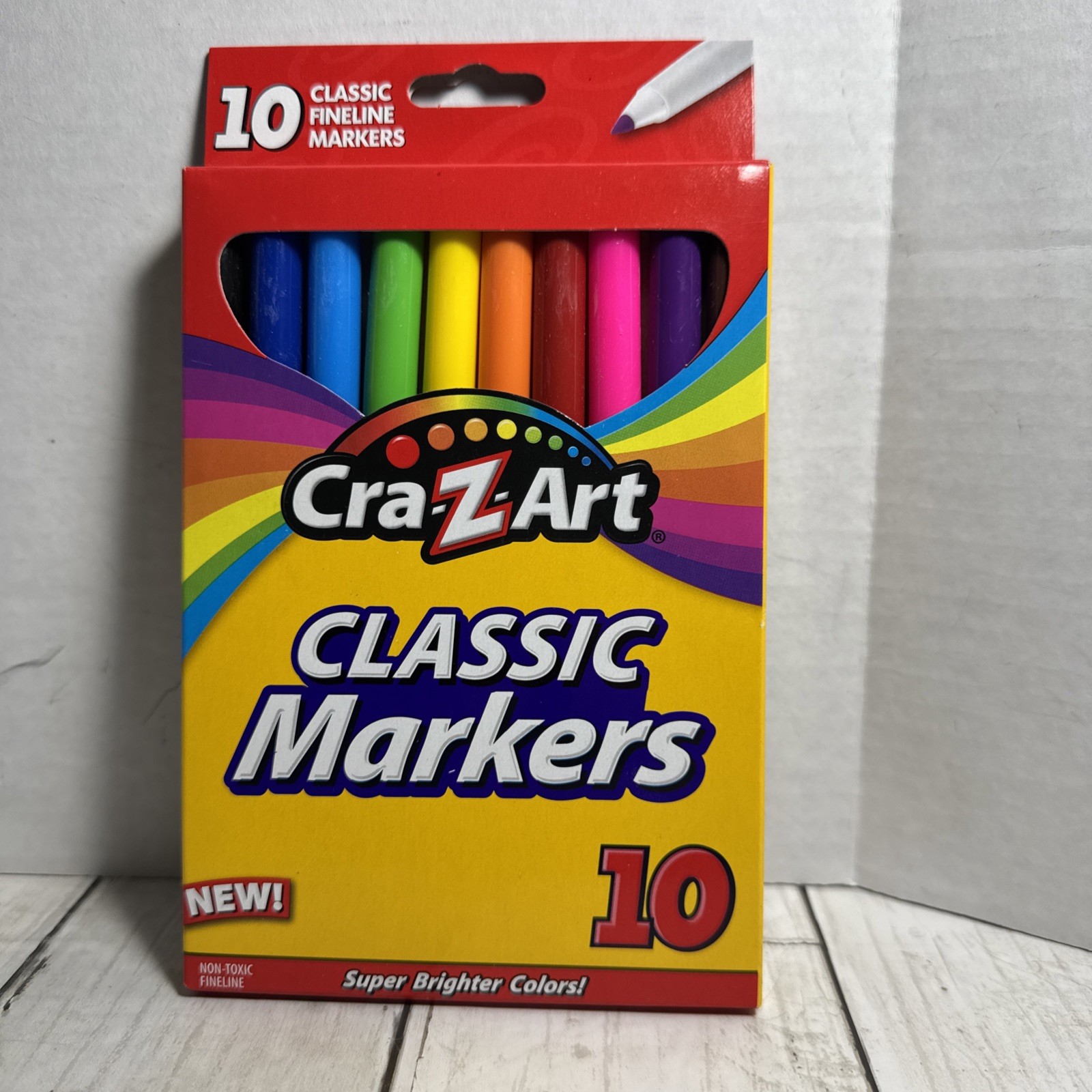 Cra-Z-Art 10 Ct Classic Fineline Markers, NEW