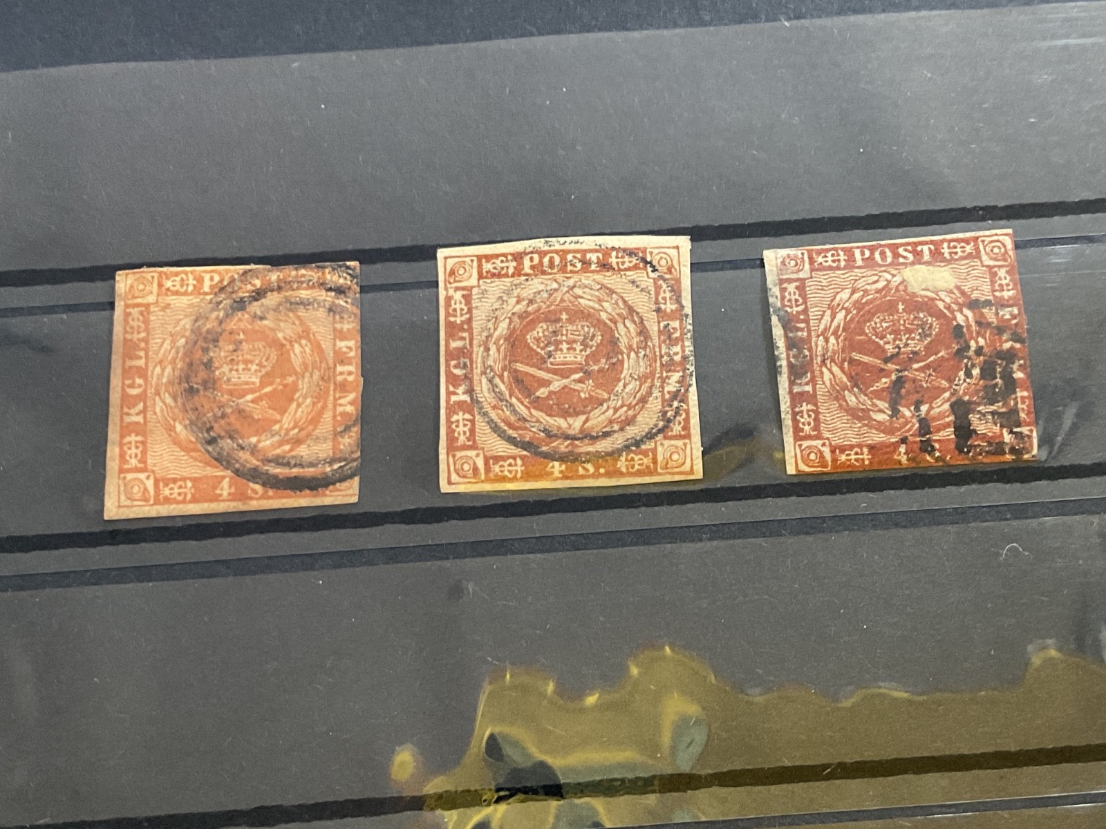 Denmark early used stamps  B3319