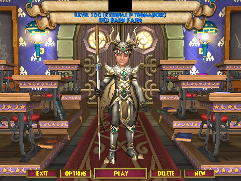 Wizard101 Account Lvl 180 Eternal Pyromancer With Spellements 999+Pet+More