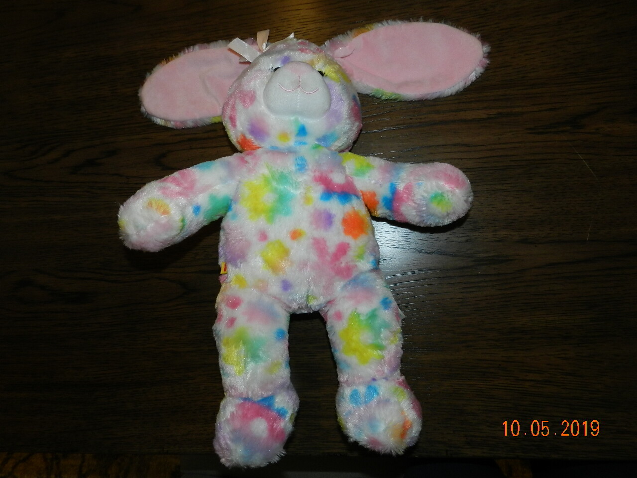 Build A Bear Blossom Bunny Rabbit Spring Floral Flower Stuffed Animal 18" Easter