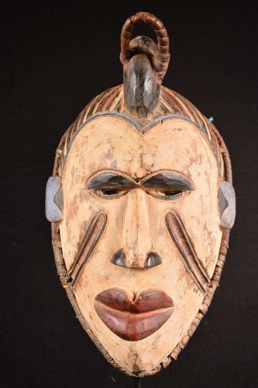 African Old Igbo Mask / Mask Nigeria Africa Afrique 1461