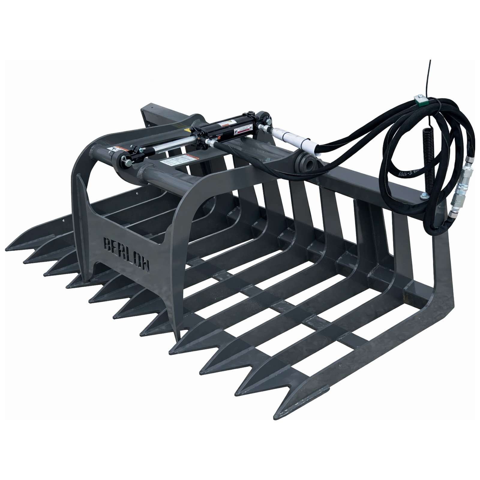 Berlon 66" Compact Tractor Root Brush Grapple Attachment Fits John Deere Loader