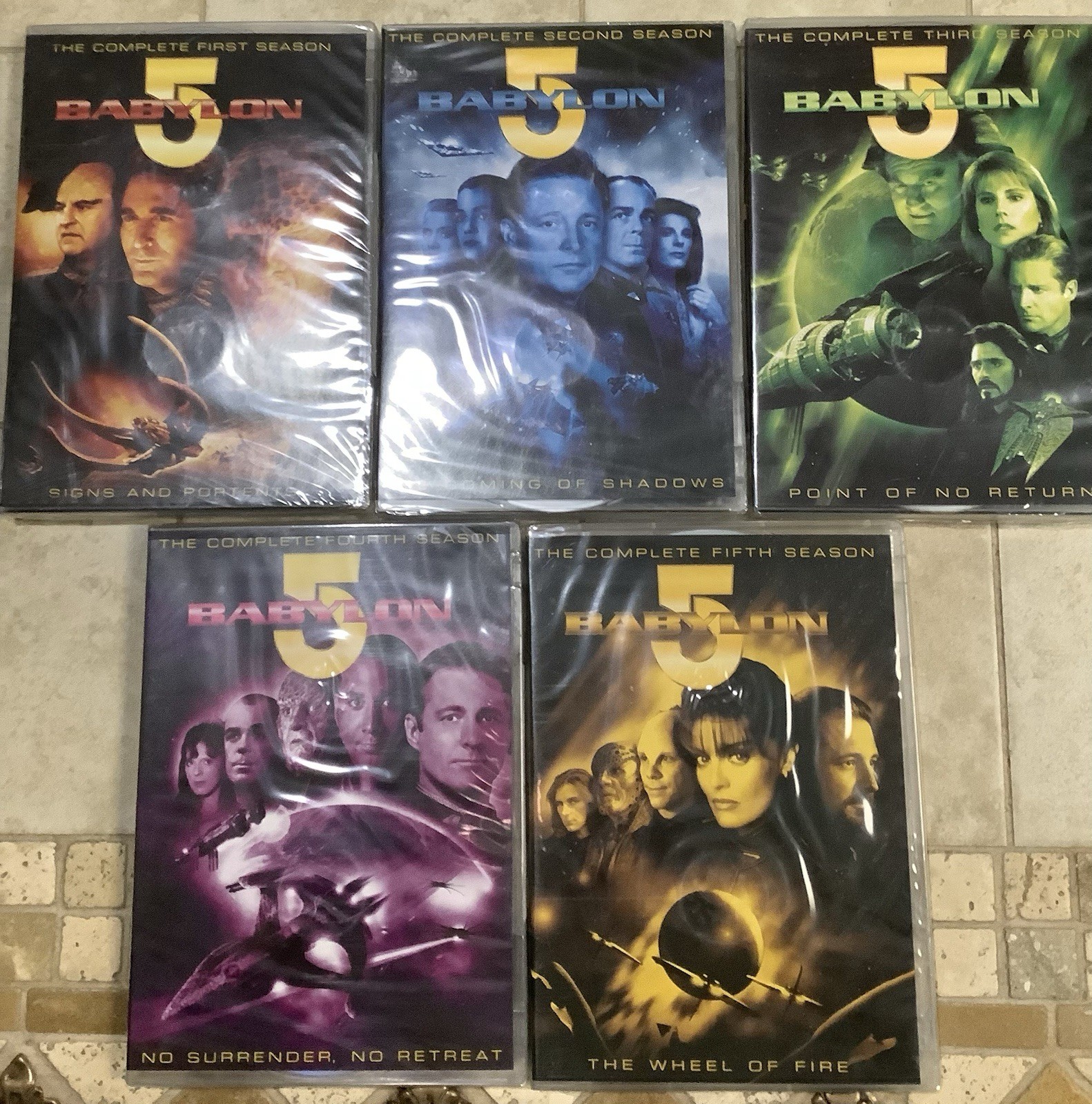 Babylon 5  Complete Series 1-5.  Brand New Sealed.