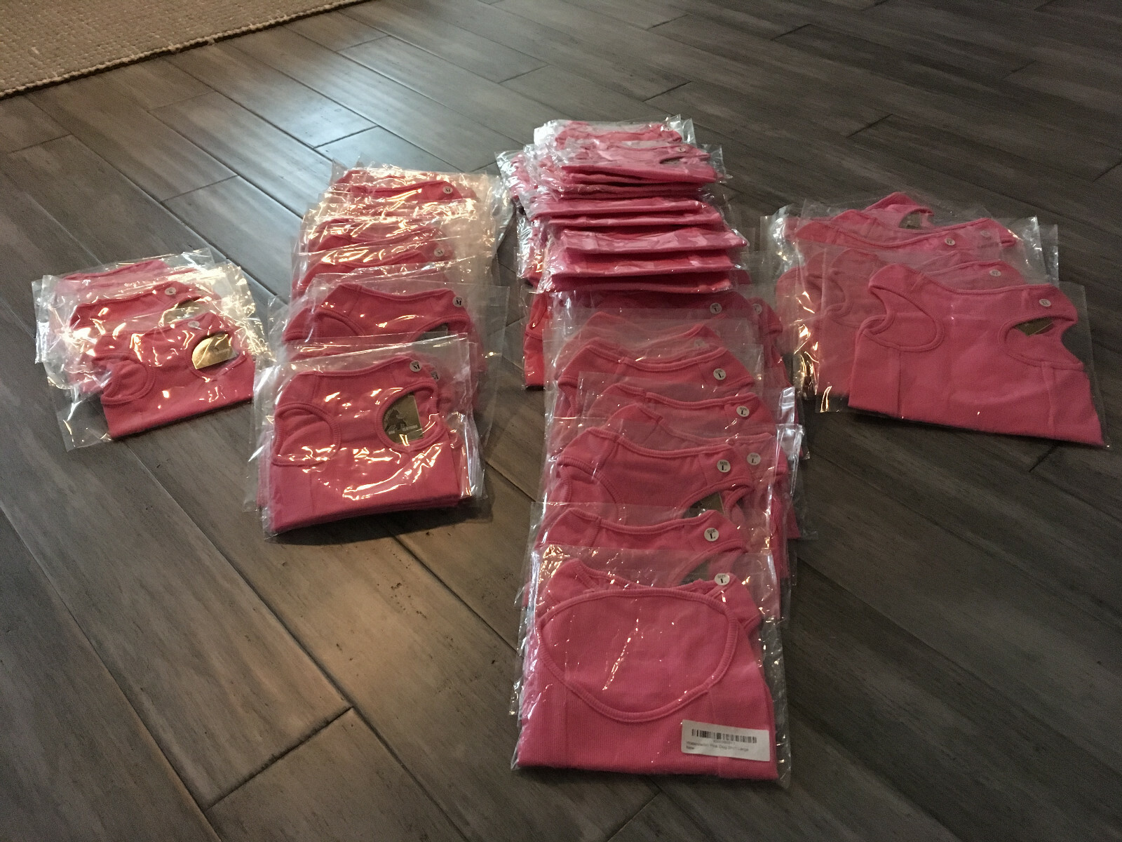 Huge Lot of Wholesale Ribbed Dog Shirts - Going Out Of Business Opportunity!