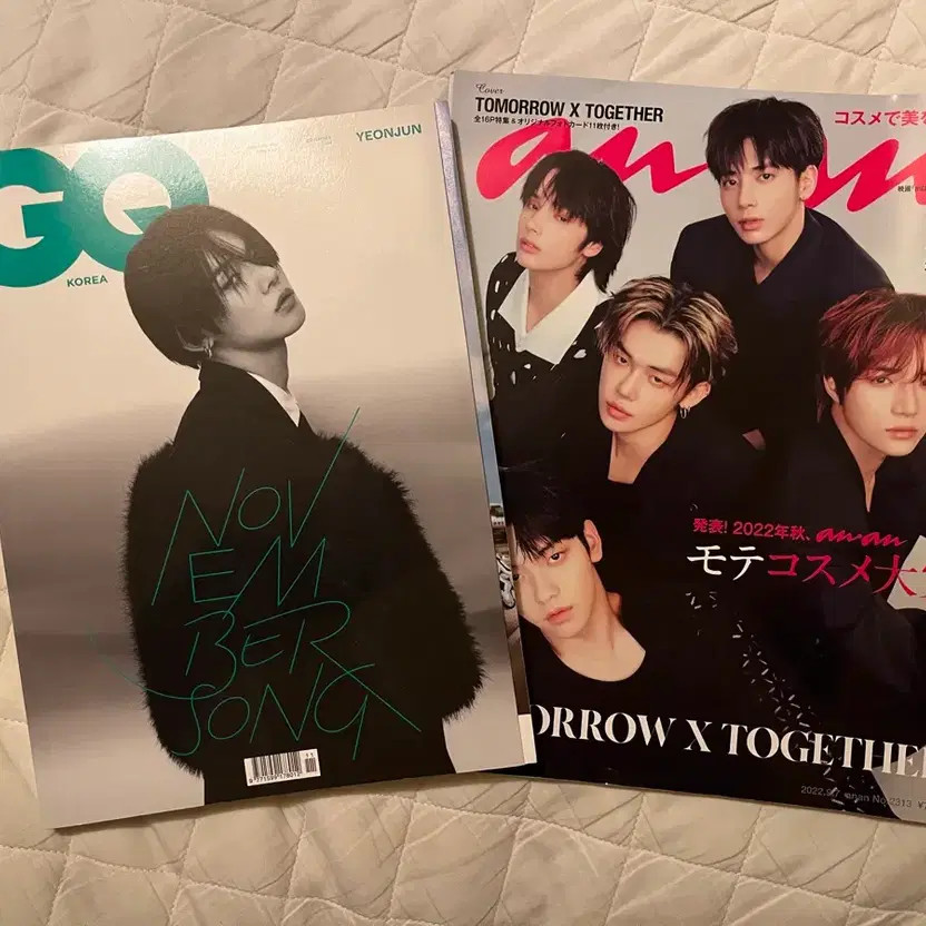 TOMORROW X TOGETHER GQ & Anan Magazine Photoshoot Sets