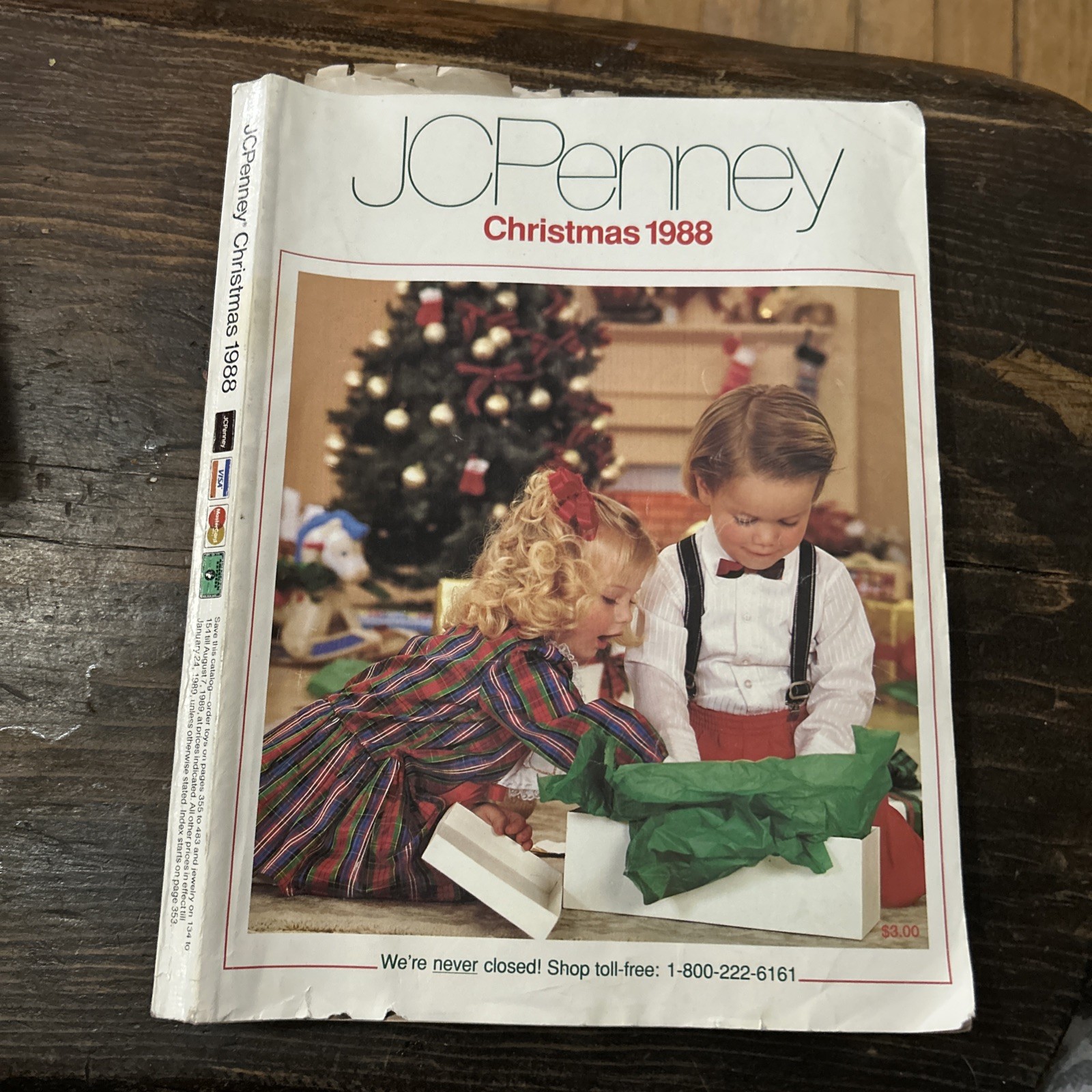 JC Penney 1988 Christmas Catalog Wish Book Vintage Toys Cameras Tools Clothing
