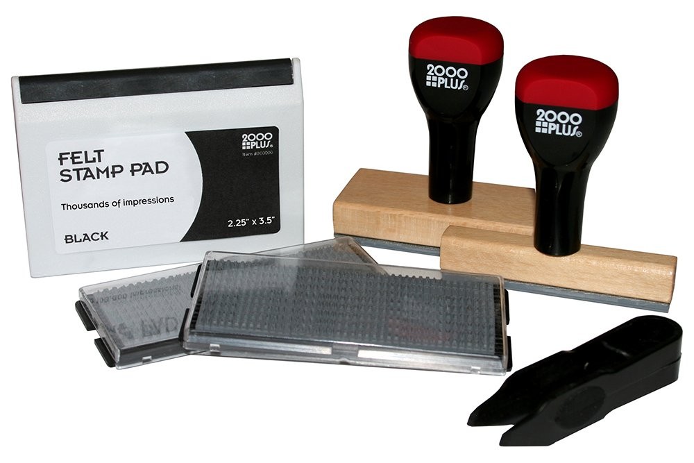 COSCO 2000PLUS Custom Stamp KIT, Black Ink