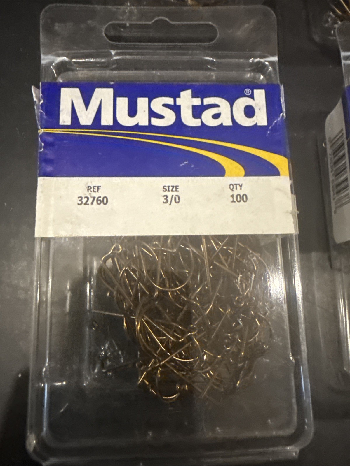 Mustad Ref 32760 Size 4/0 90 Degree 100 Hooks *
